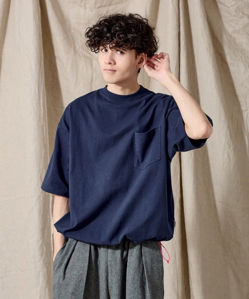 WETTEMPT / BICOLOR DRAW CORD TEE / バイカラードローコードT