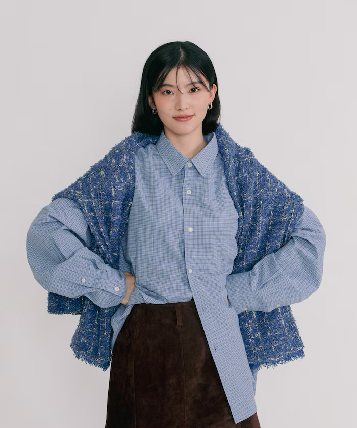 24AW Lawson x Freak's Store Relax Fit Instant Check Flannel Shirt