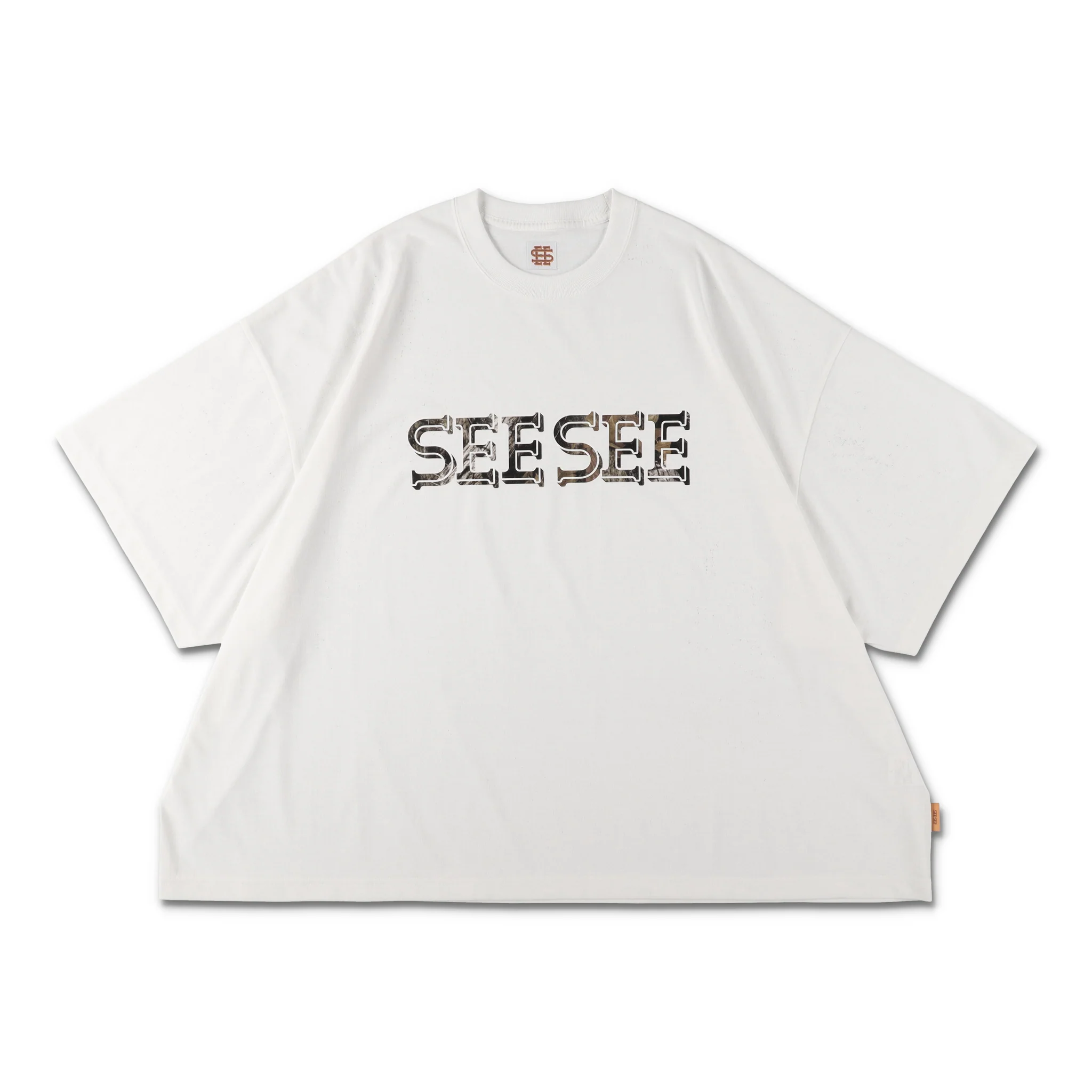 SEE SEE  SUPER BIG FLAT TECH TEE TREE CAMO LOGO 【2-1】【2-2】【2-3】