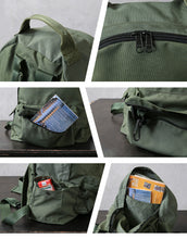 將圖片載入圖庫檢視器 WAIPER.inc / Real US Army Cordura Nylon Duffle Back Remake Backpack Made in Japan
