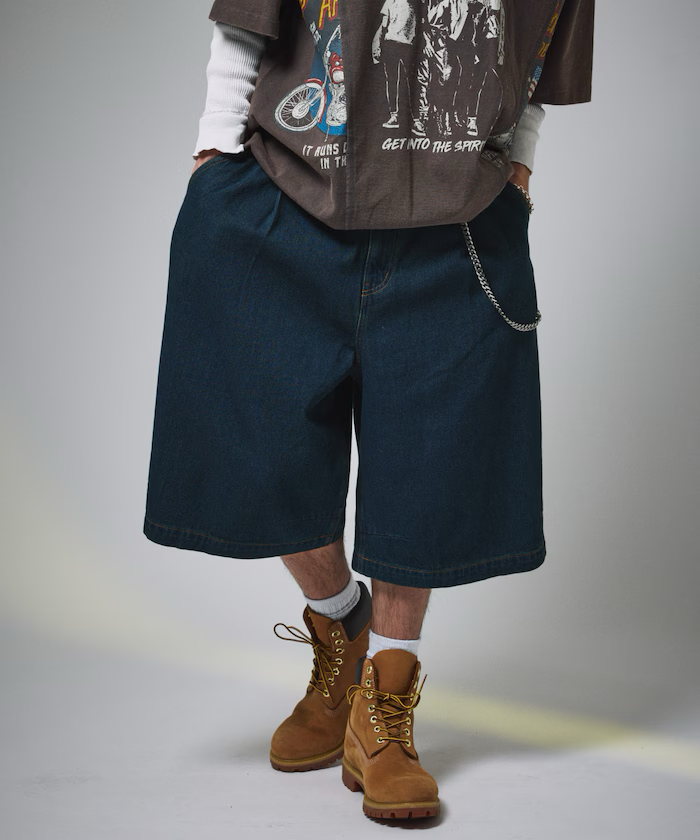 Freak's Store / VINTAGE WASHED DENIM JORTS