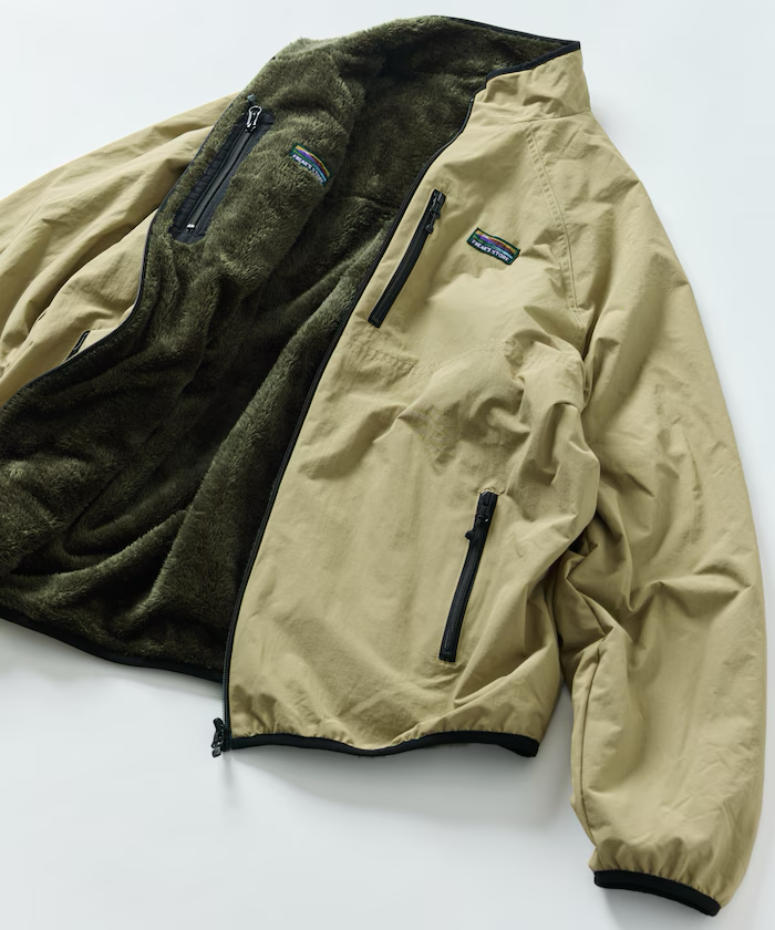 Freak's Store / Relaxed fit nylon fleece reversible blouson