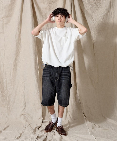 WETTEMPT / BICOLOR DRAW CORD TEE / バイカラードローコードT