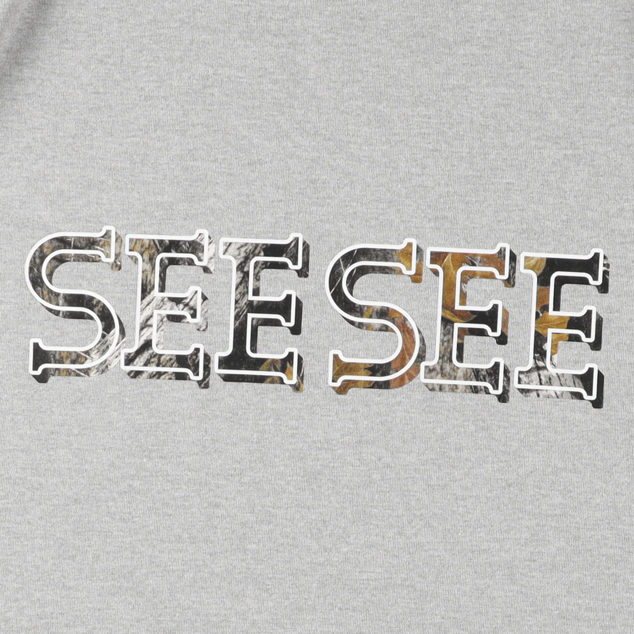 SEE SEE  SUPER BIG FLAT TECH TEE TREE CAMO LOGO 【2-1】【2-2】【2-3】