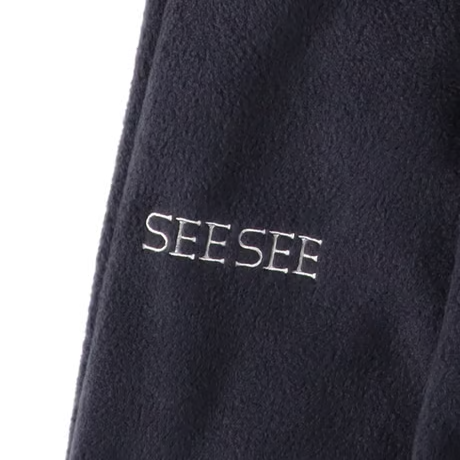 SEE SEE WIDE TAPERED EASY FLEECE PANTS