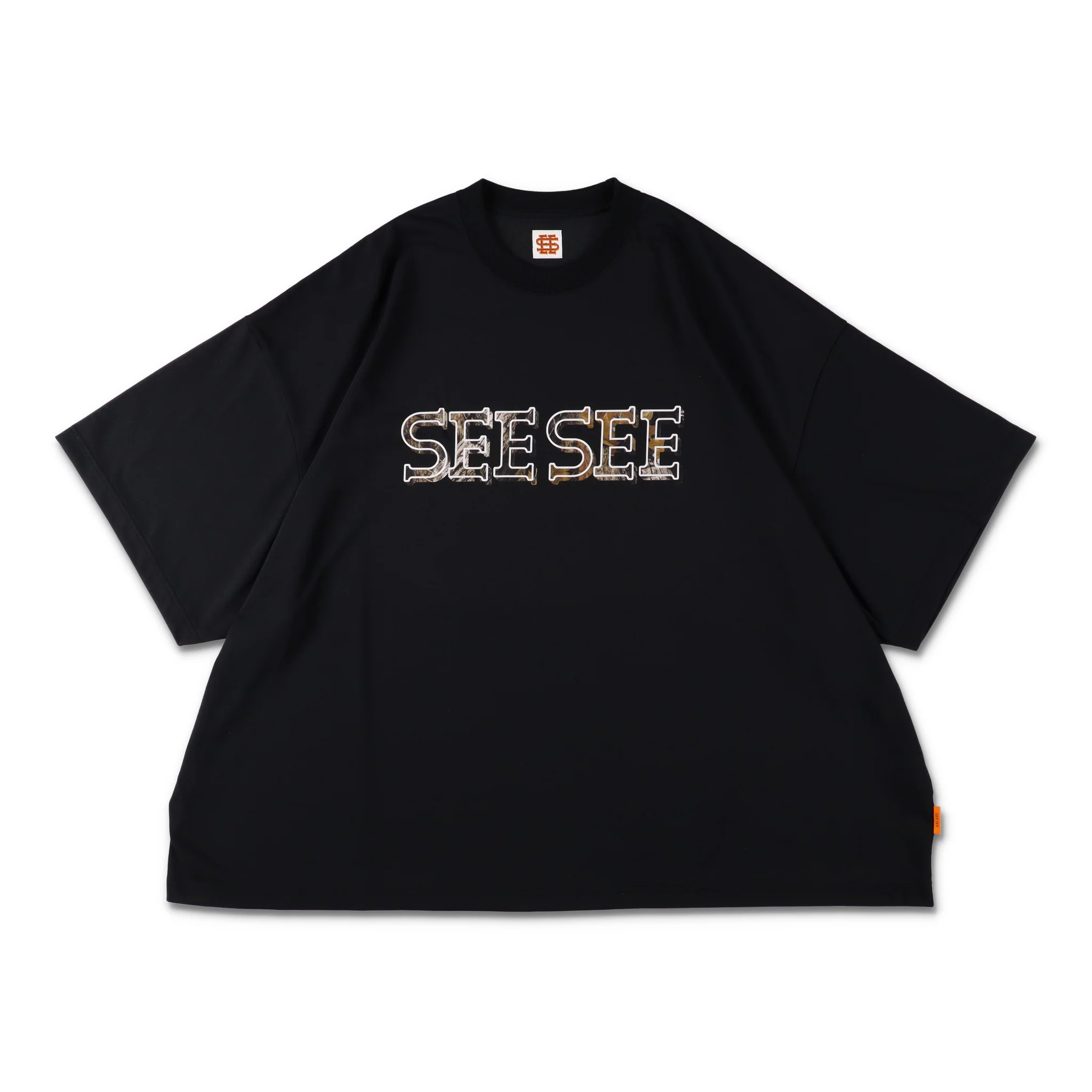 SEE SEE  SUPER BIG FLAT TECH TEE TREE CAMO LOGO 【2-1】【2-2】【2-3】