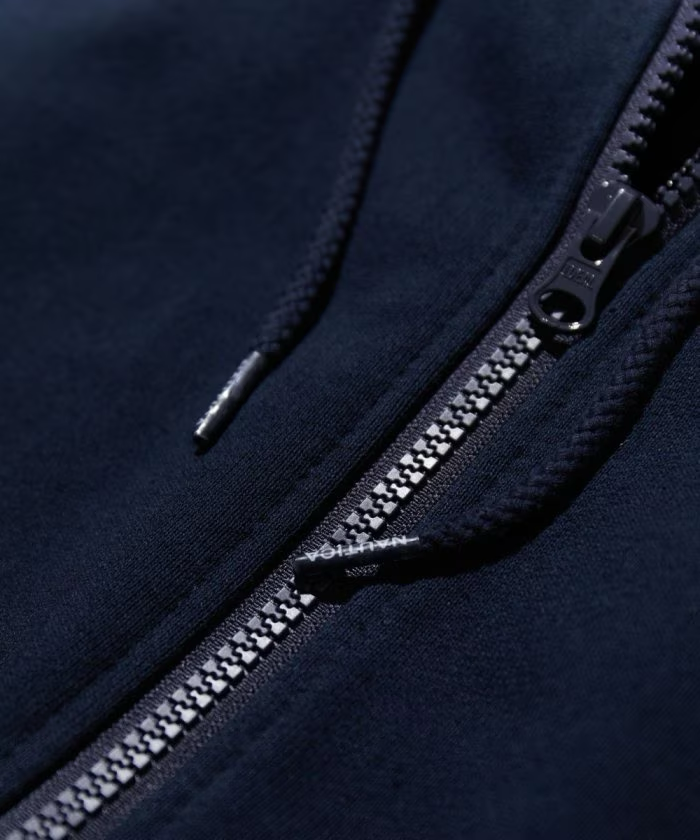 23AW Nautica / Felt Patch arch logo full zip sweat hoodie