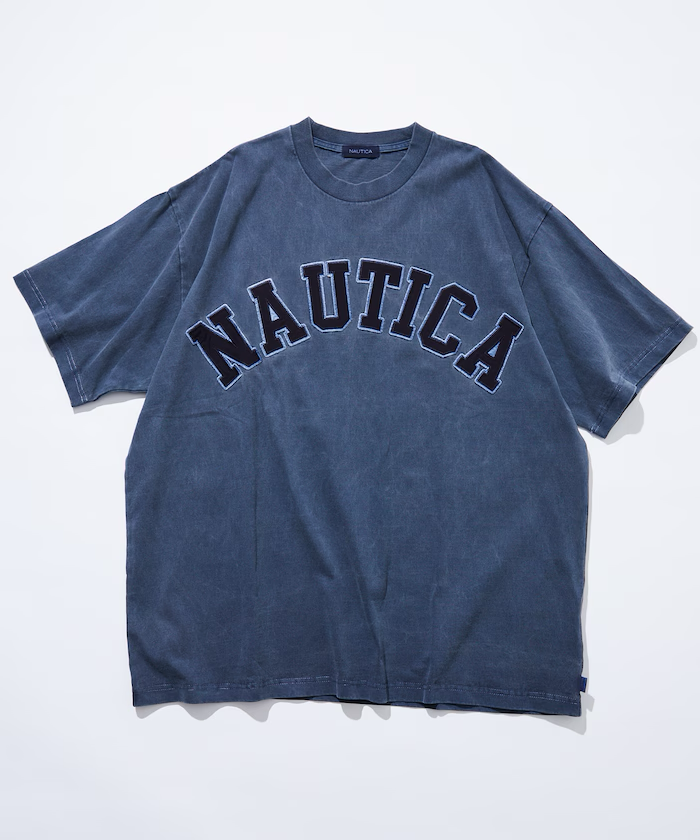 Nautica / Pigment Dyed Arch Logo S/S Tee