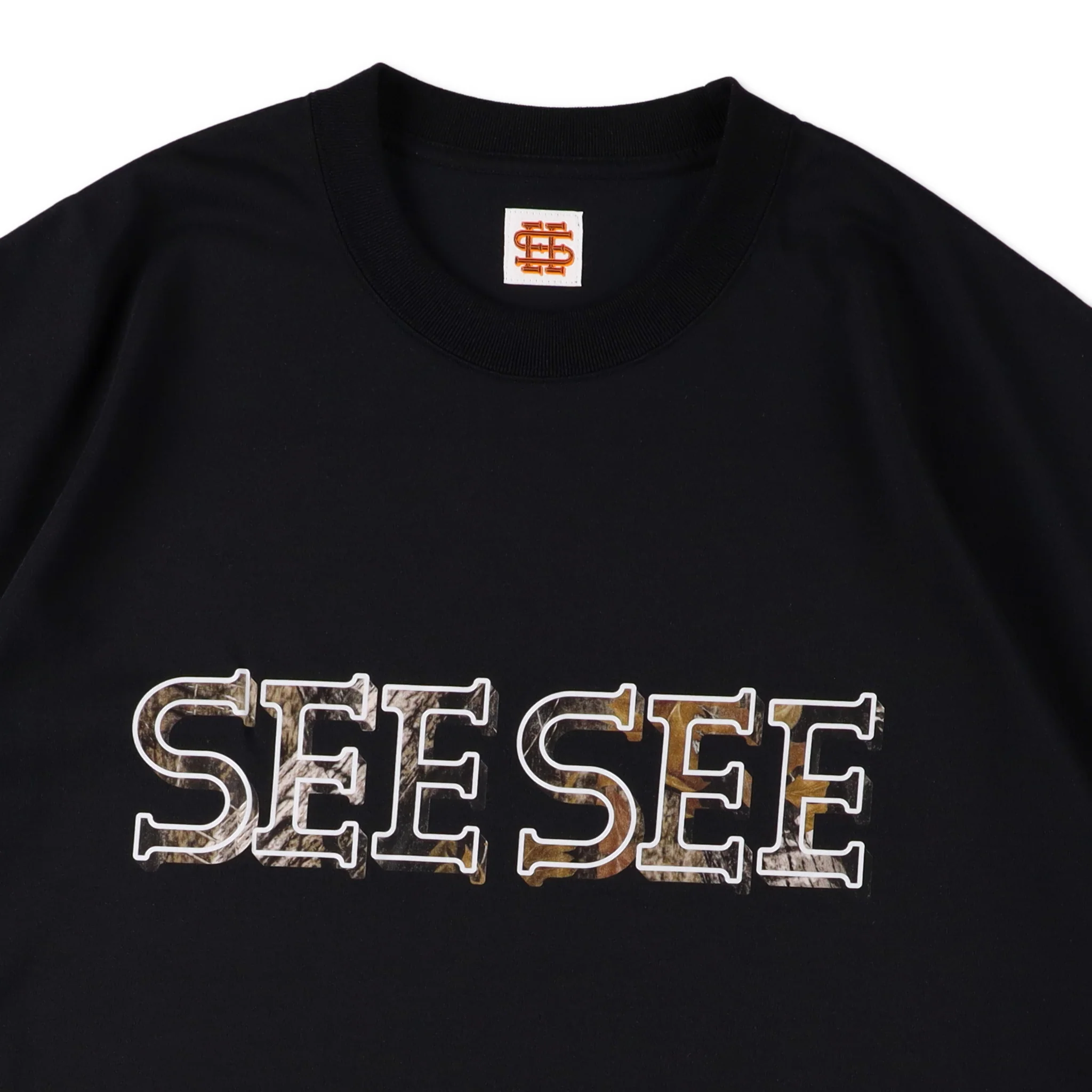 SEE SEE  SUPER BIG FLAT TECH TEE TREE CAMO LOGO 【2-1】【2-2】【2-3】