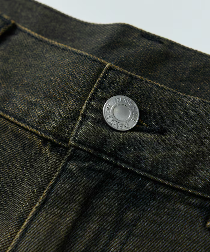 FREAK'S STORE / MR HEARTS VINTAGE WASH WIDE SILHOUETTE CURVE DENIM [Limited products]