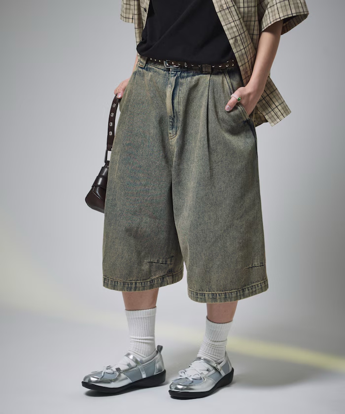 Freak's Store / VINTAGE WASHED DENIM JORTS