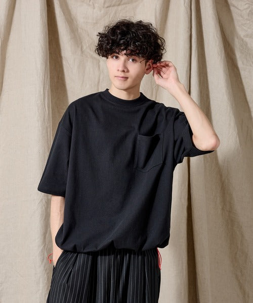 WETTEMPT / BICOLOR DRAW CORD TEE / バイカラードローコードT