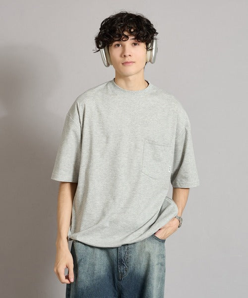 WETTEMPT / QUICK DRYING ASYMMETRY DRAW CORD TEE / 吸水速乾アシメドローコードT