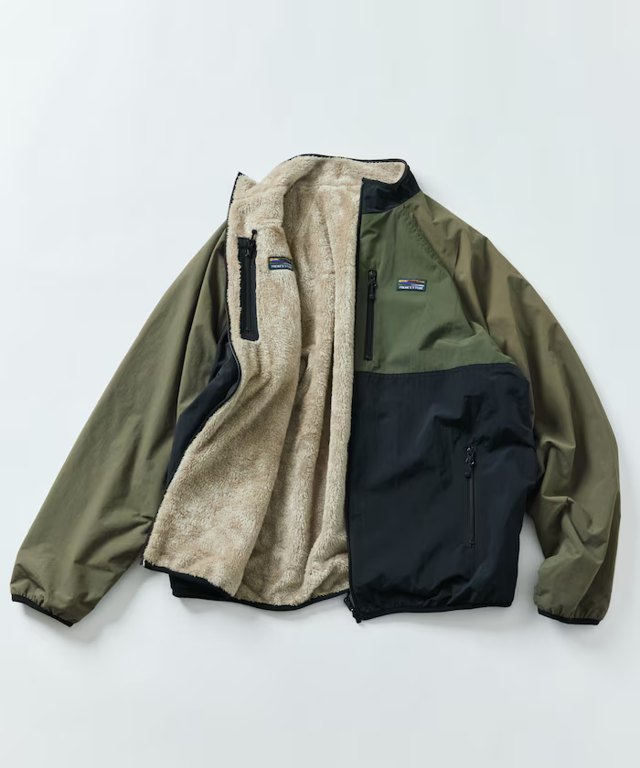 Freak's Store / Relaxed fit nylon fleece reversible blouson [Limited edition]
