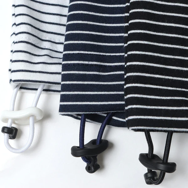 is-ness / BALLOON BORDER SHORT SLEEVE T-SHIRT