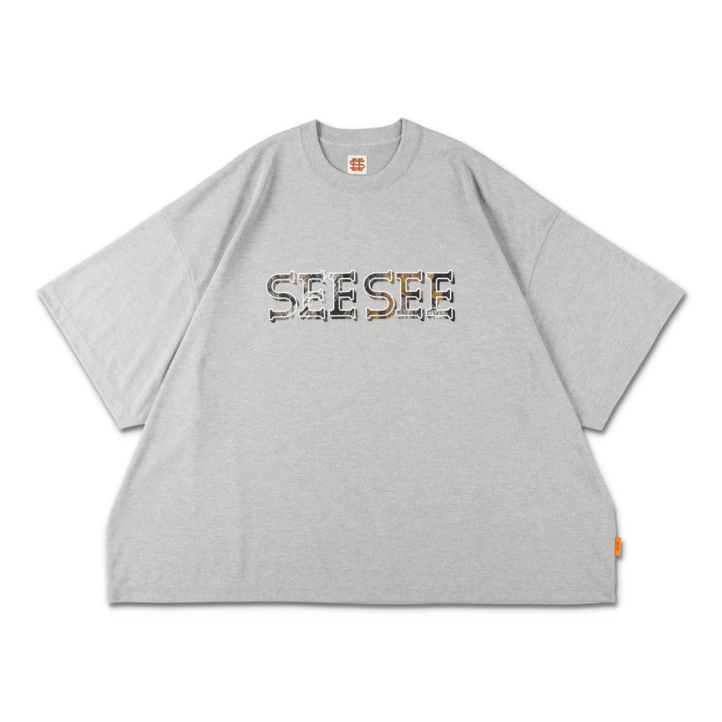 SEE SEE  SUPER BIG FLAT TECH TEE TREE CAMO LOGO 【2-1】【2-2】【2-3】