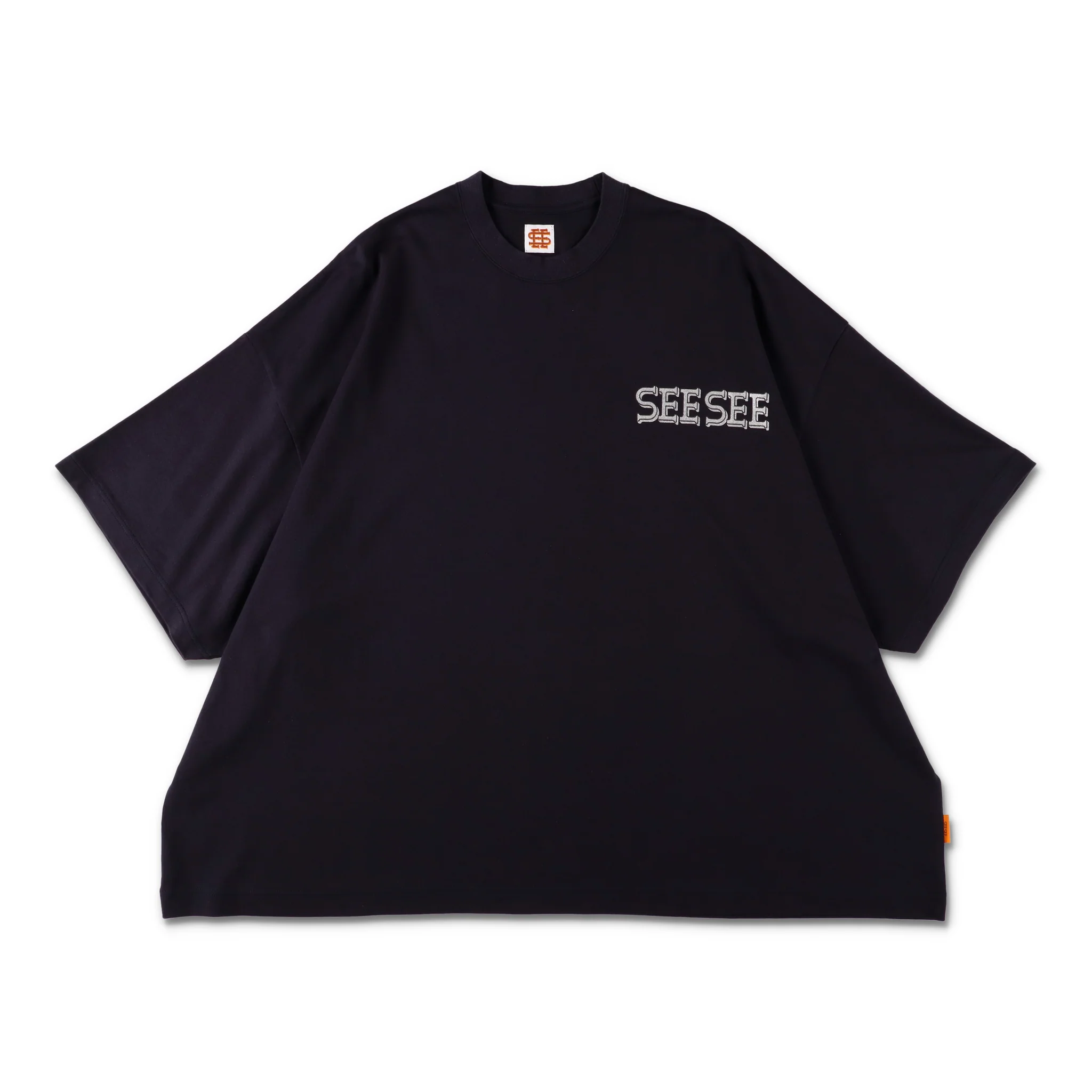 SEE SEE SUPER BIG FLAT TEE REFLECTOR FONT LOGO【10-2】【10-3】