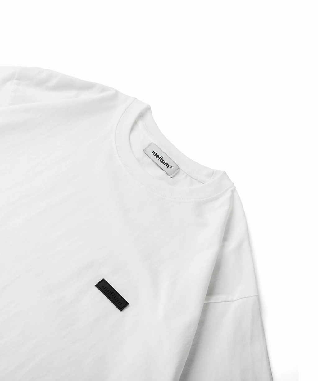 24SS Meltum / RUBBER TAG TEE S/S