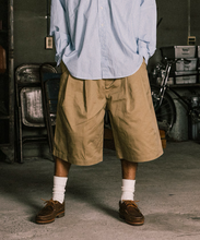 將圖片載入圖庫檢視器 Freak&#39;s Store / RED KAP 別注 2TUCK BAGGY WIDE TWILL SHORTS PANTS
