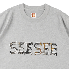 將圖片載入圖庫檢視器 SEE SEE  SUPER BIG FLAT TECH TEE TREE CAMO LOGO 【2-1】【2-2】【2-3】

