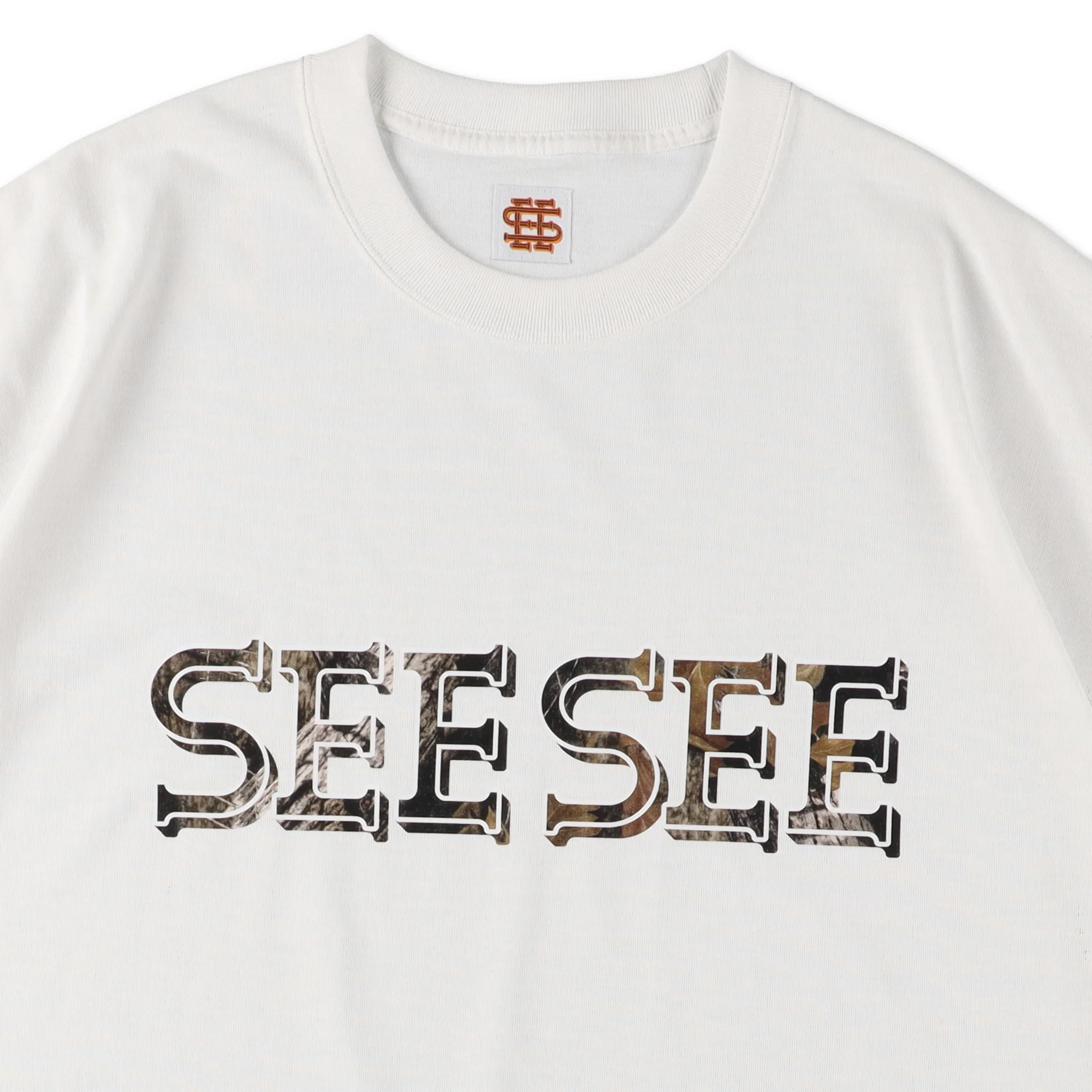 SEE SEE  SUPER BIG FLAT TECH TEE TREE CAMO LOGO 【2-1】【2-2】【2-3】
