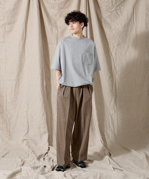 WETTEMPT / BICOLOR DRAW CORD TEE / バイカラードローコードT