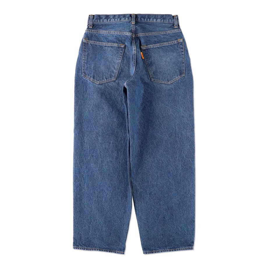 全日本送料無料 PANTS【WASHED DENIM SEE SEE 24SS BLUE】 SupBean – パンツ