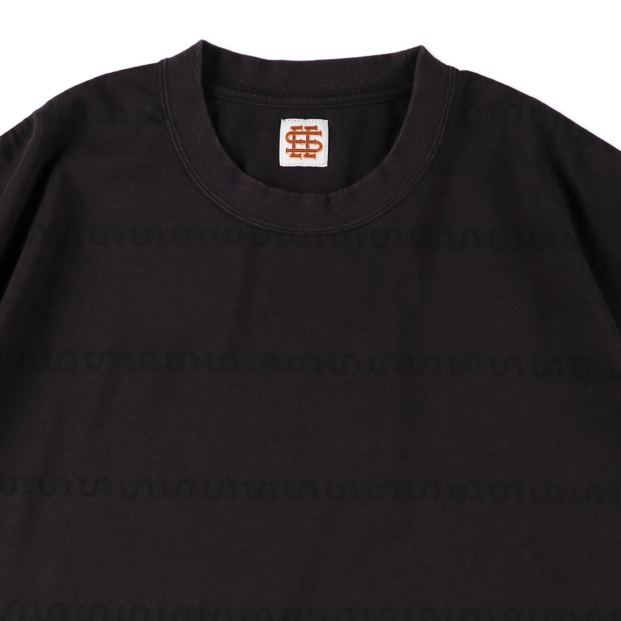 SEE SEE 【6-2】SEE SEE SUPER BIG ROUND BORDER TEE DISCHARGED【NAVY】 