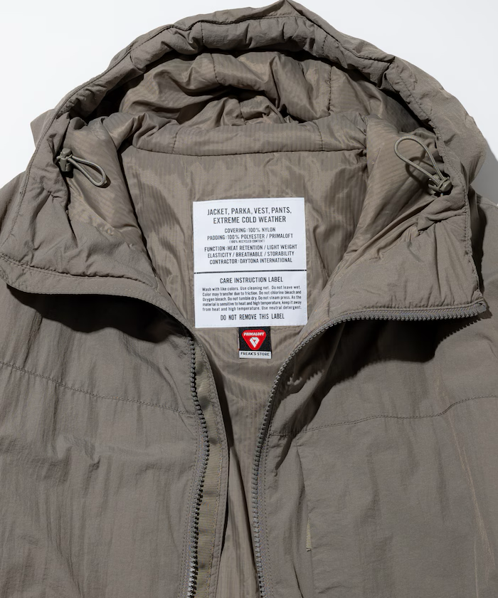 24AW Freak's Store / HIGH LOFT HOODIE JACKET PRIMALOFT
