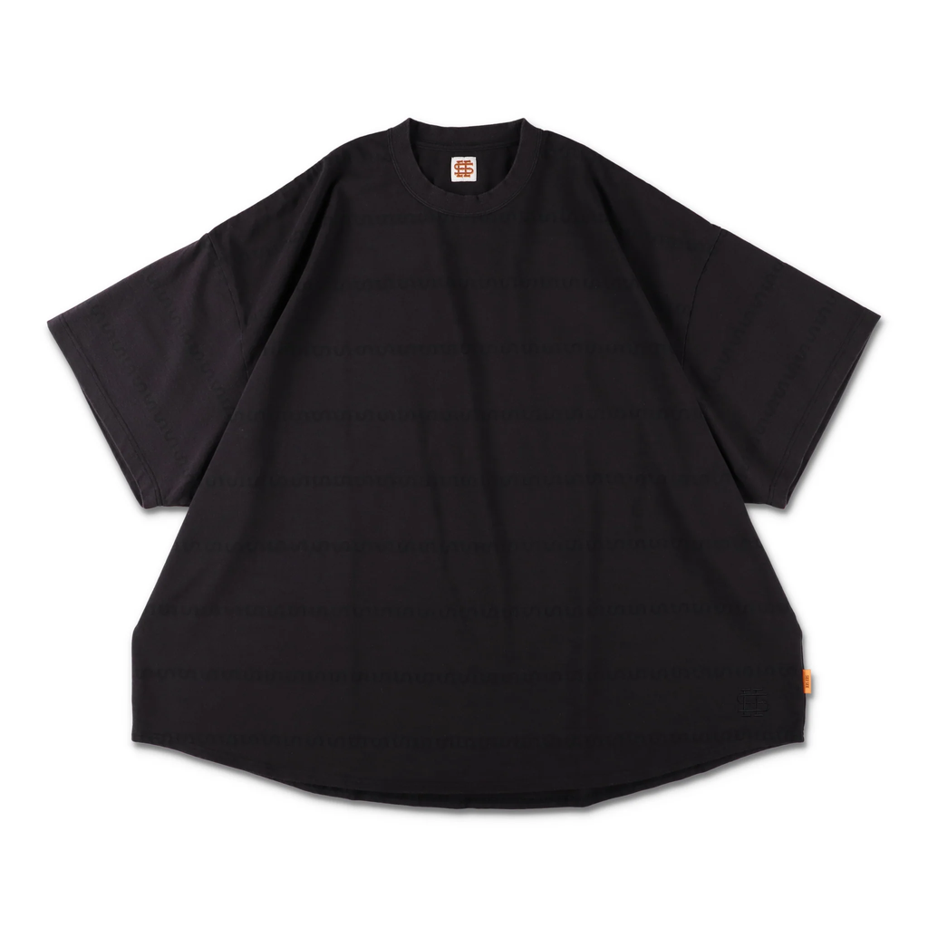 SEE SEE 【6-2】SEE SEE SUPER BIG ROUND BORDER TEE DISCHARGED【NAVY】 