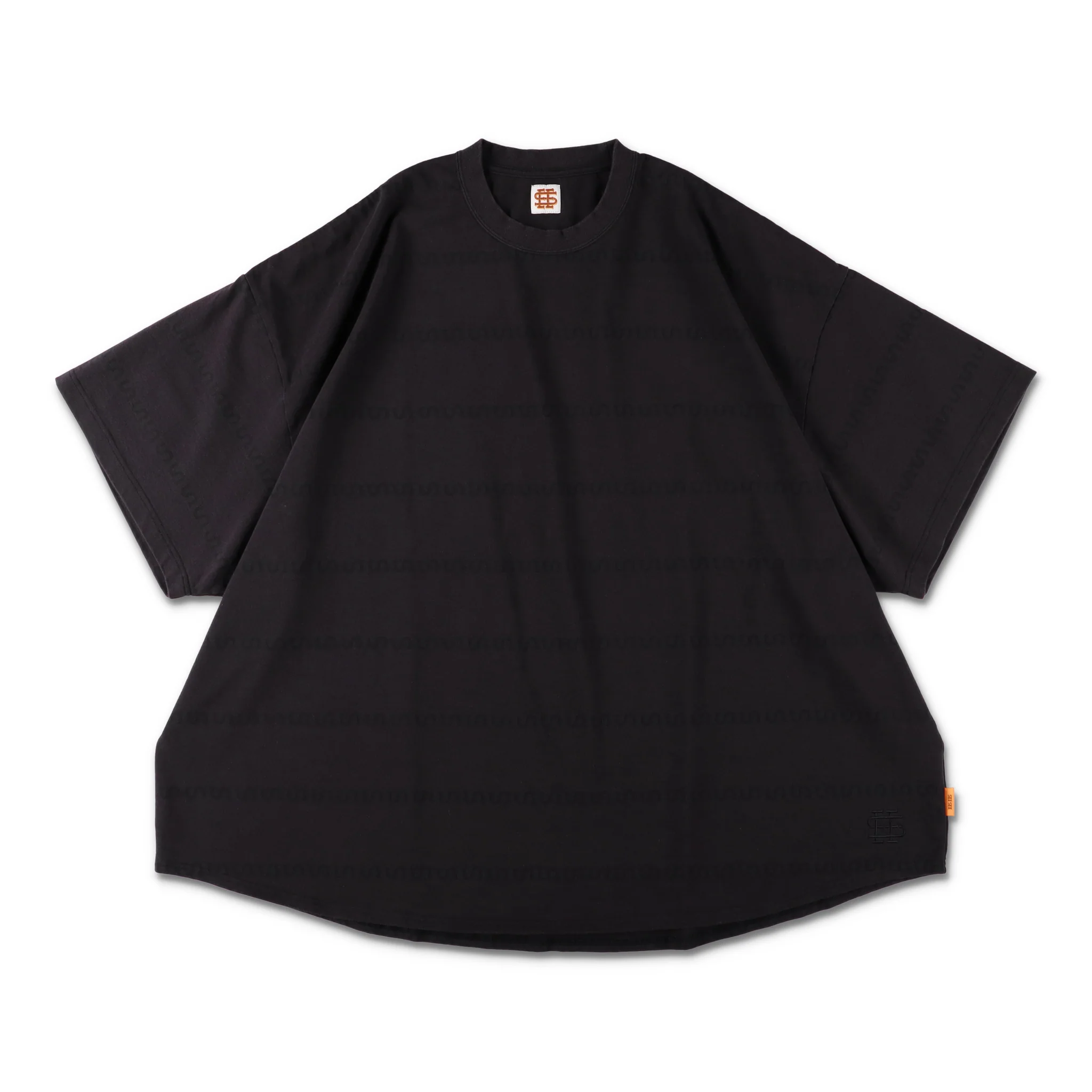 SEE SEE 【6-2】SEE SEE SUPER BIG ROUND BORDER TEE DISCHARGED【NAVY】 