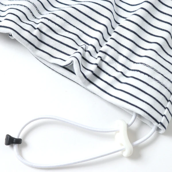 is-ness / BALLOON BORDER SHORT SLEEVE T-SHIRT