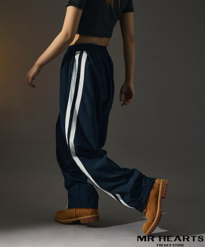 Freak's Store / Mr Hearts ミスターハーツ Wide Silhouette Side Line Nylon Curved Pants