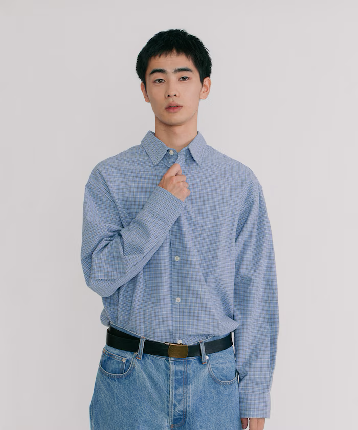 24AW Lawson x Freak's Store Relax Fit Instant Check Flannel Shirt