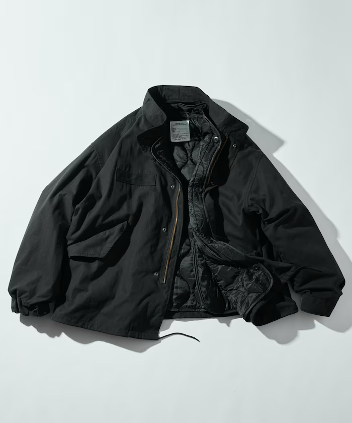 24AW FREAK'S STORE / Big Silhouette Liner Set Short Mods Coat / Blouson& Quilted Liner Set/2 Piece Set/3WAY