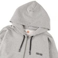 將圖片載入圖庫檢視器 24AW SEE SEE FULL ZIP HOODIE【GREY】
