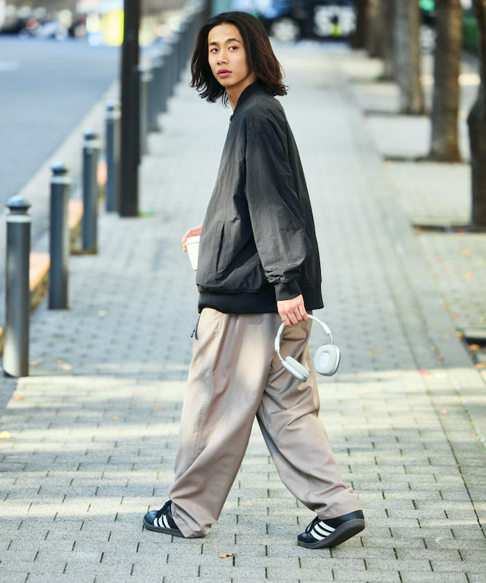 24AW FREAK'S STORE / Nylon fleece reversible MA-1 zip-up Blouson [Limited products]