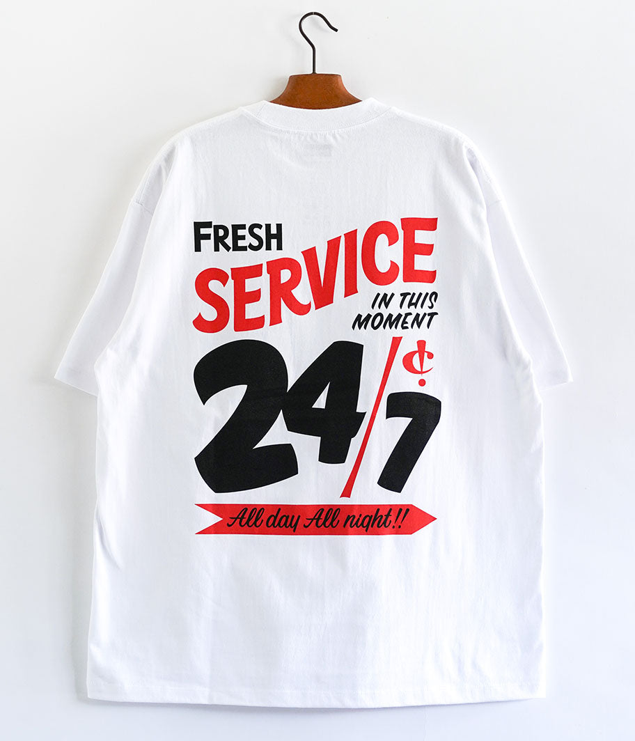 24SS FreshService / Corporate Printed S/S Tee All Day All Night