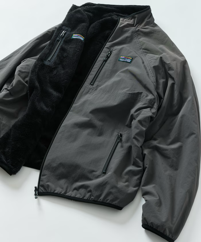 Freak's Store / Relaxed fit nylon fleece reversible blouson [Limited edition]