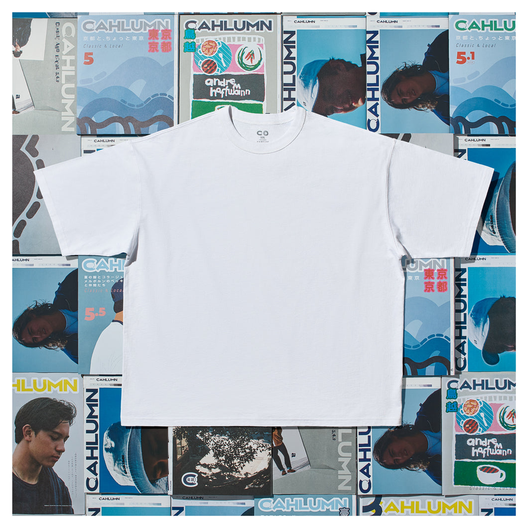 24SS CAHLUMN / FamilyMart ビッグTシャツ しろ