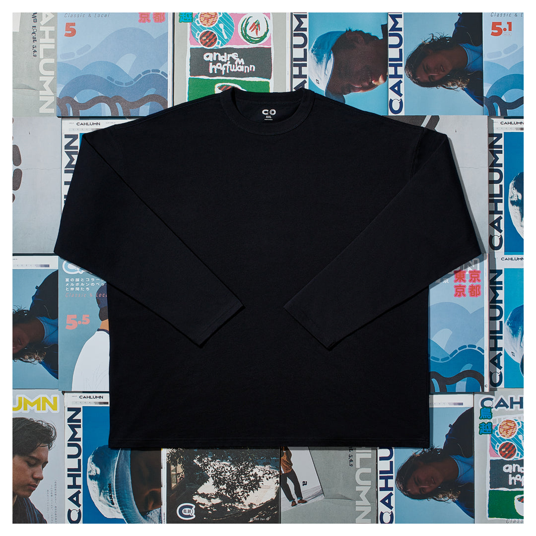 24SS CAHLUMN / FamilyMart 長袖ビッグTシャツ しろ