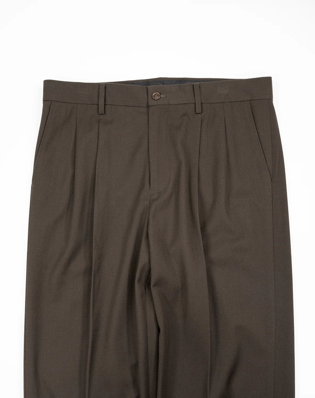 BLUETOWN TOKYO Center-creased, double-pleated trousers