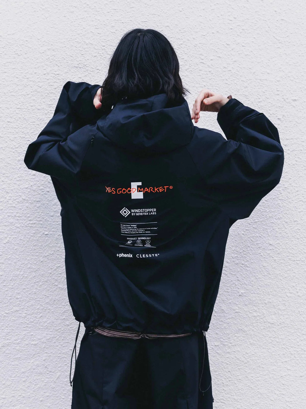 CLESSTE【LIMITED】“C×YES GOOD MARKET" +PHENIX WINDSTOPPER® BY GORE-TEX LABS CITY MOUNTAIN JACKET Black