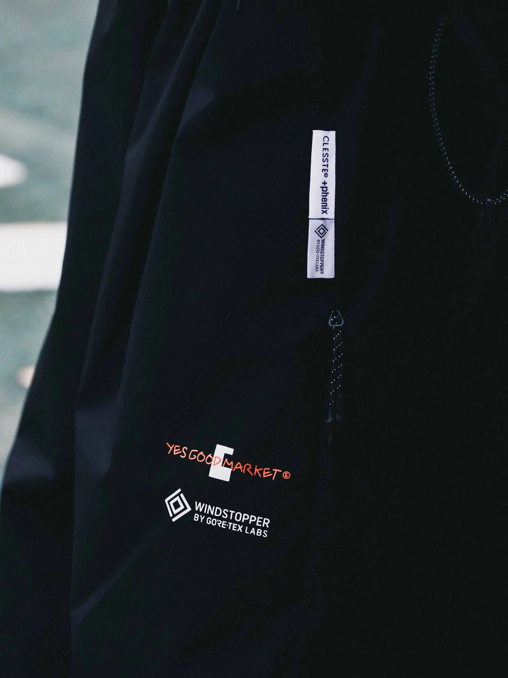 CLESSTE【LIMITED】“C×YES GOOD MARKET" +PHENIX WINDSTOPPER® BY GORE-TEX LABS CITY MOUNTAIN JACKET Black