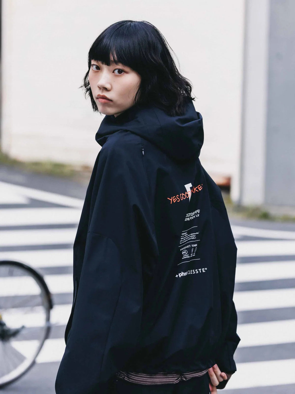 CLESSTE【LIMITED】“C×YES GOOD MARKET" +PHENIX WINDSTOPPER® BY GORE-TEX LABS CITY MOUNTAIN JACKET Black
