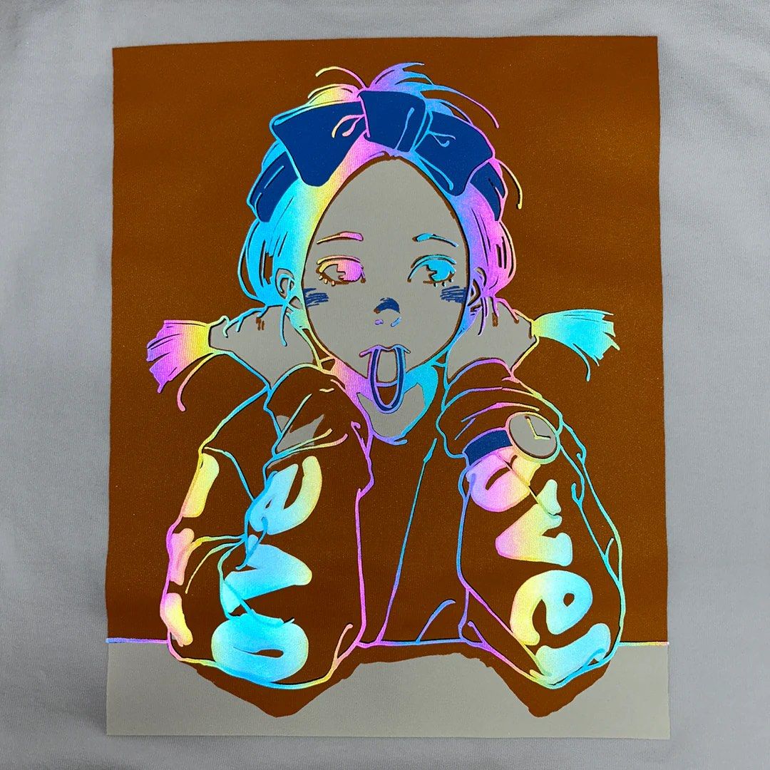 特價商品不享有其他優惠 Over Print / Pop Art Heavy LS Tee Ver:1 AURORA REFLECTOR