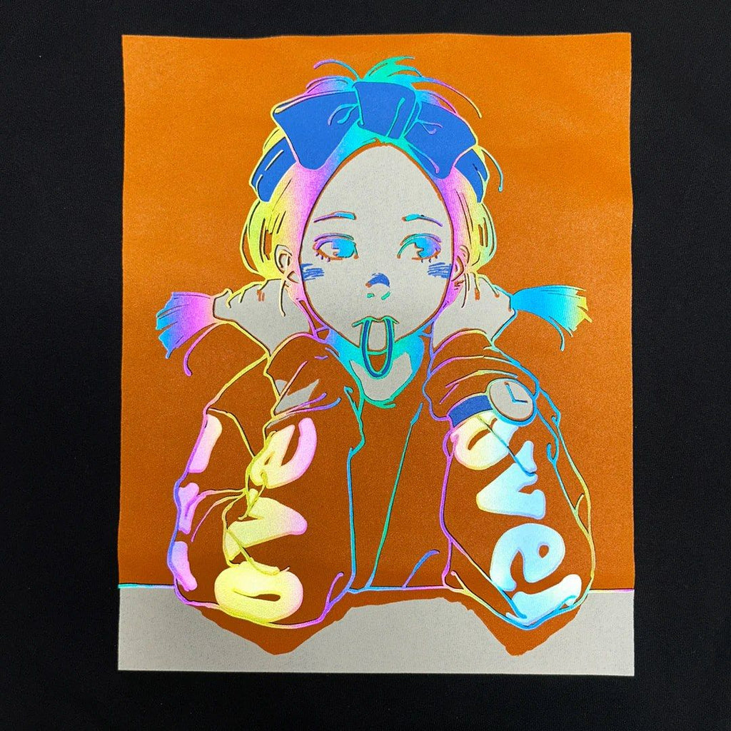 特價商品不享有其他優惠 Over Print / Pop Art Heavy LS Tee Ver:1 AURORA REFLECTOR