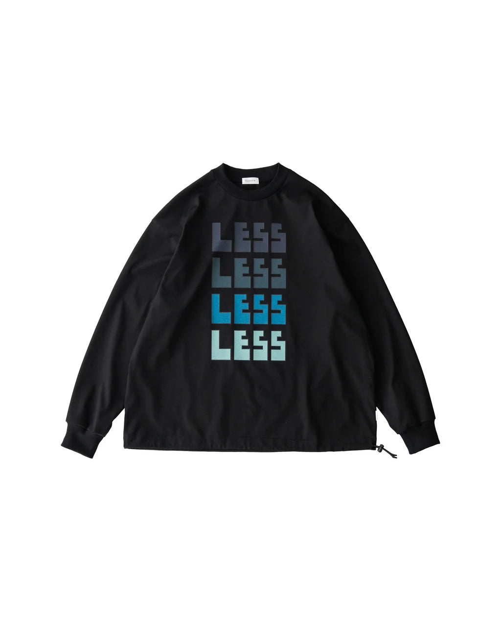 23AW CLESSTE / "LESS" Massive L/S T-Shirt With Drawstrings