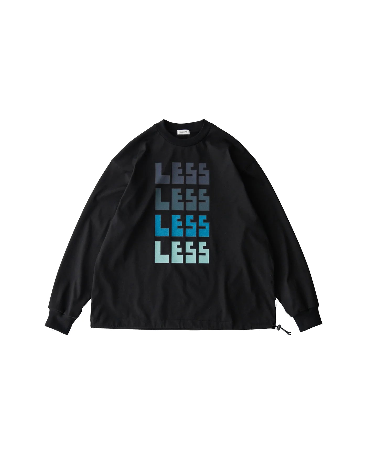 23AW CLESSTE / "LESS" Massive L/S T-Shirt With Drawstrings