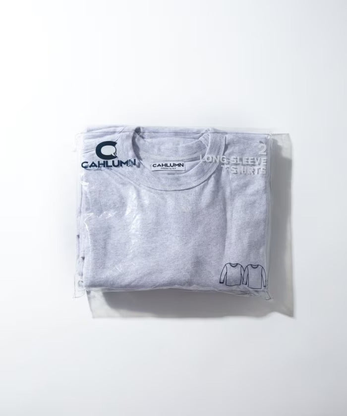 23AW CAHLUMN / 2-Pack Reversible Long Sleeve Tee